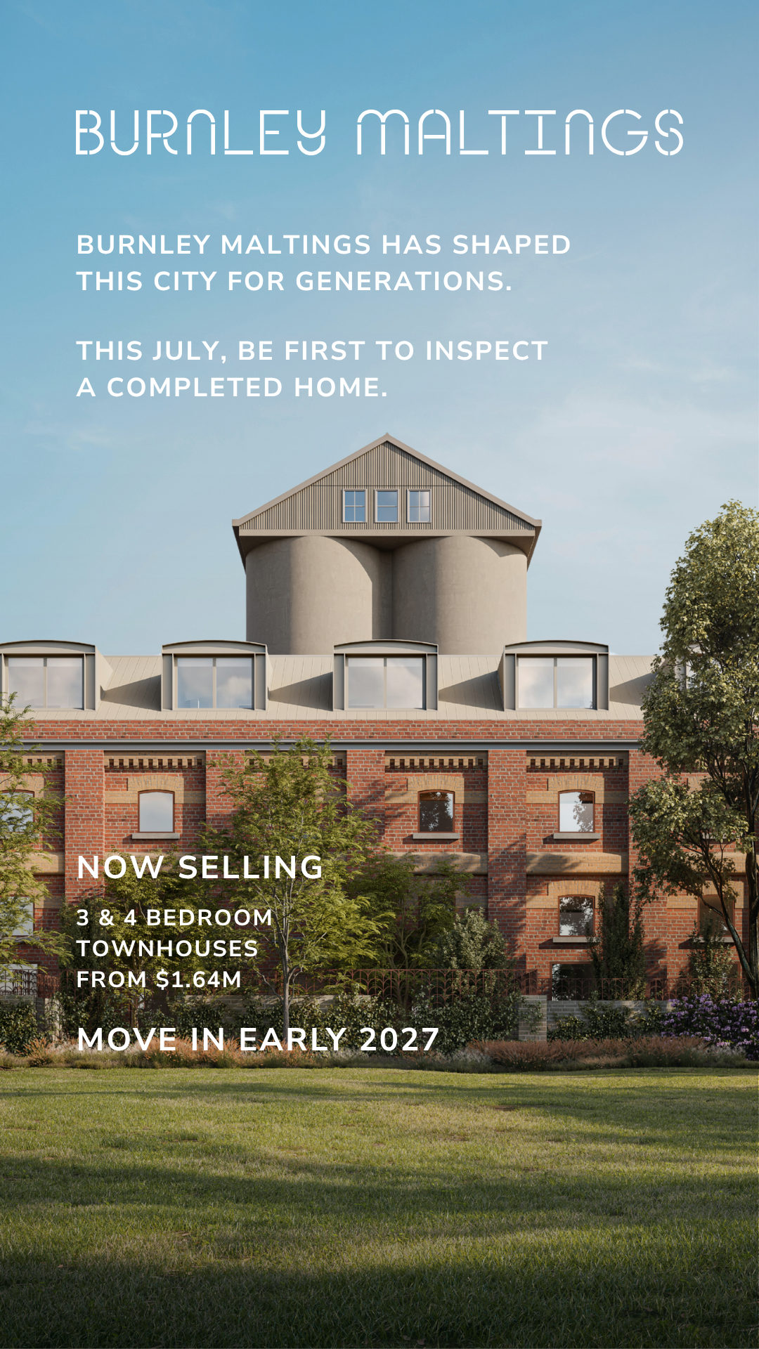 Burnley Maltings digital ad creative