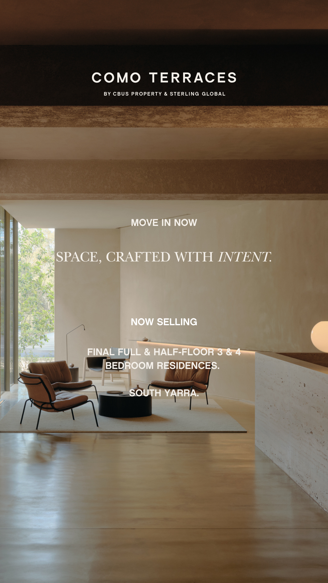 Como Terraces digital ad creative